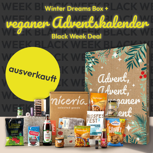 veganer Adventskalender + Winter Dreams Box